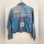 Forever 21  customised Taylor Swift inspired denim concert jacket beaded S Photo 1