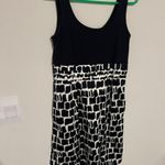 Boden USA Boden Elegant Black and White Patterned Dress 6 Photo 3