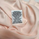 Elle Dress Womens Small Coral Pink Fit & Flare Sleeveless Dotted Belted (A24) Photo 5