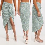 Veronica Beard NWT  Hazel Ruffle Asymmetrical Skirt XL Photo 6