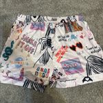 Source Unknown Women’s XL Taylor Swift Button Down Short Pajama Set Silky Like Fabric Swiftie Photo 5