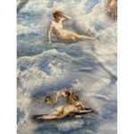 Pretty Little Thing  Blue Renaissance Print Slinky Ruched Side Bodycon Dres… Photo 5