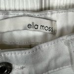 Ella Moss High Waist Straight Cropped White Jeans Sz 10 / 30 Photo 3