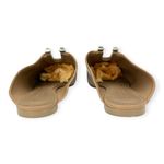 Mercedes Castillo | Sz 7.5 | Khaki Leather Rayven Cutout Round Toe Slip Photo 6