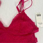 Honey Dew Bralette Pink Size Large Lace Cami Photo 2
