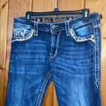 Rock Revival  ferry Blue Bootcut Jeans with Embellished Pockets mid rise size 30 Photo 2