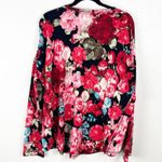 Show Me Your Mumu Bosch Ski Red Floral Long Sleeves Tunic Top, Size XL Photo 1