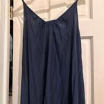 Boutique Navy Slip Dress Blue Size 8 Photo 2