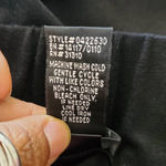 AGB Black Pleated Front Pockets Straight Skirt L Size L Photo 3