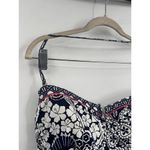 Tommy Bahama Tommy Bahama Paisley Paradise Banding Swim Top Women Large Blue Adjustable Photo 9