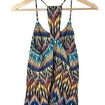 Abbeline Multi Color Spaghetti Strap Babydoll Tank Top XS Photo 1