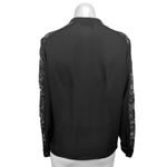 The Kooples  Black Lace Trim Button Down Long Sleeve Career Office Shirt Blouse 1 Photo 1