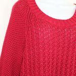 Calvin Klein Jeans Ladies' Crew Neck Sweater in Persian Red sz L Photo 4