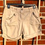 ZARA 50% OFF Linen TRF Collection Beige Shorts 6 Photo 0