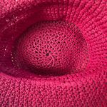 Vintage Pink Beaded Woven Bucket Hat Photo 2