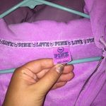 PINK - Victoria's Secret Vintage lavender PINK zip-up hoodie Photo 4