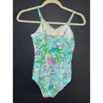 Lilly Pulitzer  Floral One-Piece Swimsuit with Eyelet Detail Photo 1
