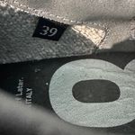 P448  John Sneaker Blitz Shoes Womens Size 8.5 / 39 Sparkle Glitter Black Leather Photo 7