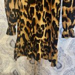 River Island ‎ Tan Long Sleeve Leopard Dress Size 2 Photo 2