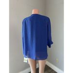 R & M Richards R&M Richard’s Set Sparkle Peri Blue Formal coat And Sleeveless Top Sz 14 NWT Photo 4