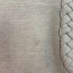 ZARA Ecru wool blend shoulder pad crop sweater small Photo 6