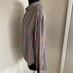 American Eagle 31.  Women's Striped Button Up Shirt Size Medium Photo 3