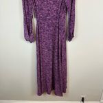 H by Halston H Halston | Purple Long Sleeve Patterned Wrap Dress Size Small NWT Photo 6