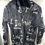 Neo Noble Graffiti Print Artsy Style Reversible Art To Wear Jacket Size M Black Size M Photo 0