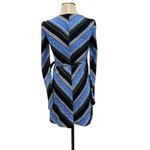 Diane Von Furstenberg Diane‎ von Furstenberg Wrap Dress Long Sleeve Woven Sussex Stripe Hydrangea 00 Photo 8
