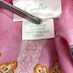 Camilla Silk Crystal Embellish Rufle Assym Wrap Dress Rainbow Rhythm Luxury Rare Photo 13