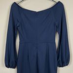 Dress the Population Blue Dress Long Sleeve Minidress Navy Esperanza New Sz XXS Photo 6