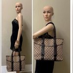 Gucci Canvas Monogram Tote Bag Photo 5