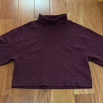 The North Face  Women’s Burgundy Longsleeve Pullover Knit Sweatshirt Size S Photo 0