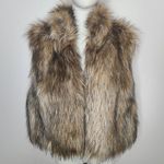 Alice & Trixie Alice & Trixie Hudson Faux Coyote Fur Vest Size M/L Photo 0