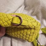 LMKids Fruit Green Woven Clutch with Removable Crossbody Strap Yellow Photo 4