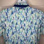 CABANA LIFE Upf 50 Nautical Sailboat Twill Tape Mini Dress Caftan Blue M NWT Size M Photo 4