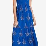 Betsey Johnson Floral Bustier Corset Tiered Midi Dress size 8 embroidered Photo 9