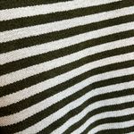 Scotch & Soda  Olive and White Striped Sweater Photo 1