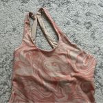 l*space L’ Phoebe One Piece Swimsuit Shimmer Pink Marble One Shoulder Cutout Sz 8 Photo 7