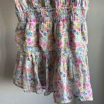 Love Shack Fancy Natasha Ditsy Floral Mini Dress Blue Size M Photo 8