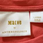 Anthropologie Maeve Coral T-Shirt Dress Size Large Photo 2