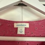 Sundance  pink eyelet tshirt size small Photo 2