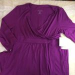 Athleta New Dress Very Stretchy Comfy & Soft Purple Plum Size Medium Petite Photo 3