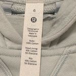 Lululemon all yours cropped hoodie. Size 6. Ocean Air Photo 5