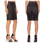 AGOLDE Distressed Denim Pencil Skirt Sz 25 Photo 1