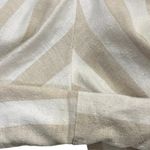 Marine layer  Caroline Pant in‎ Tan/White Stripe Wide Leg Flowy Hemp Size Small Photo 7