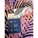 Tommy Bahama PINK CORAL NAVY TROPICAL LEAVES Long Sleeve Golf Shirt Size Medium Photo 8