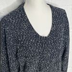 J.Crew Women's Navy Blue Micro-Tweed Zipper Blazer Long Sleeve Jacket Size XL Photo 1