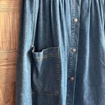 DKNY Vintage Womens Denim Sleeveless Dress Blue Size S Cottage Photo 1