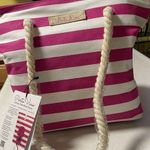 Proto Vino Pink and White Striped Women's Bag Photo 0